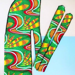 Men's Durag Green Ankara - Headscarves for Men Hat